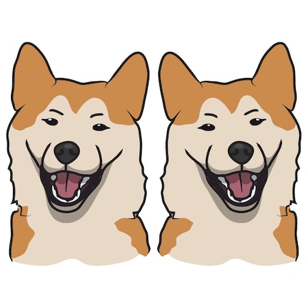 Signmission Shiba Inu Dog Decal, Dog Lover Decor Vinyl Sticker D-18-Shiba Inu